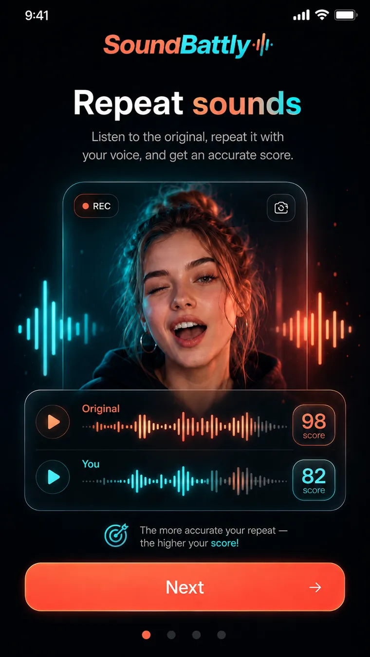 SoundBattly score comparison screen