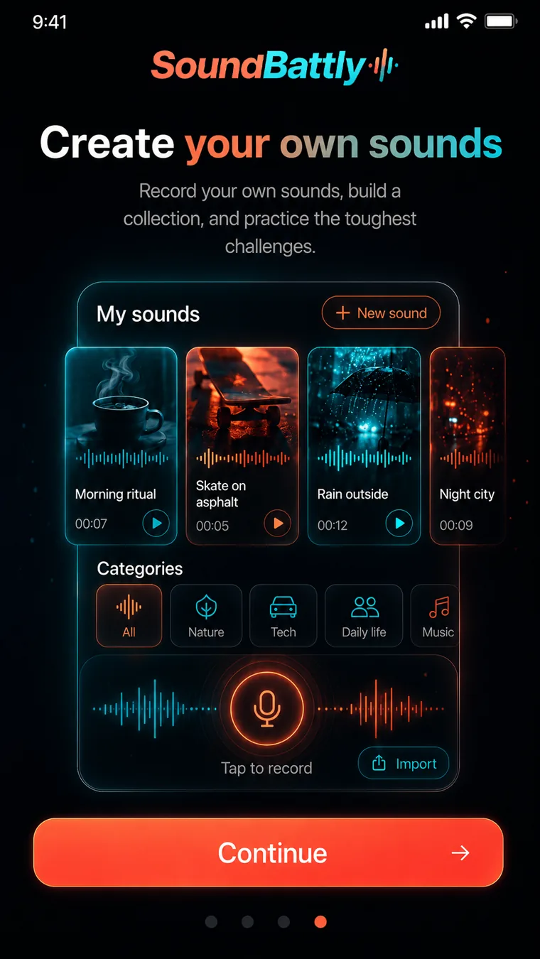 Create your own sounds in SoundBattly